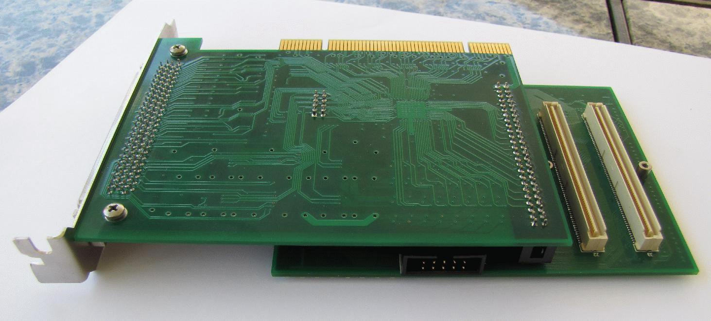 DSP-PCI assembly, bottom view